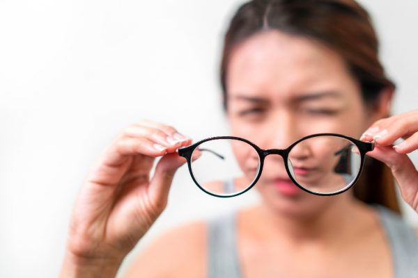 myopia woman