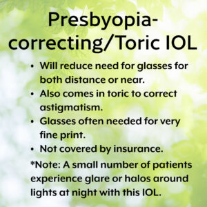 Presbyopia-correcting IOL