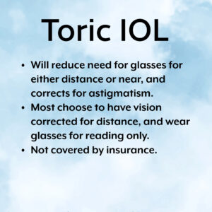 Toric IOL