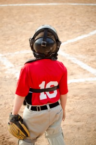 Baseball player from behind